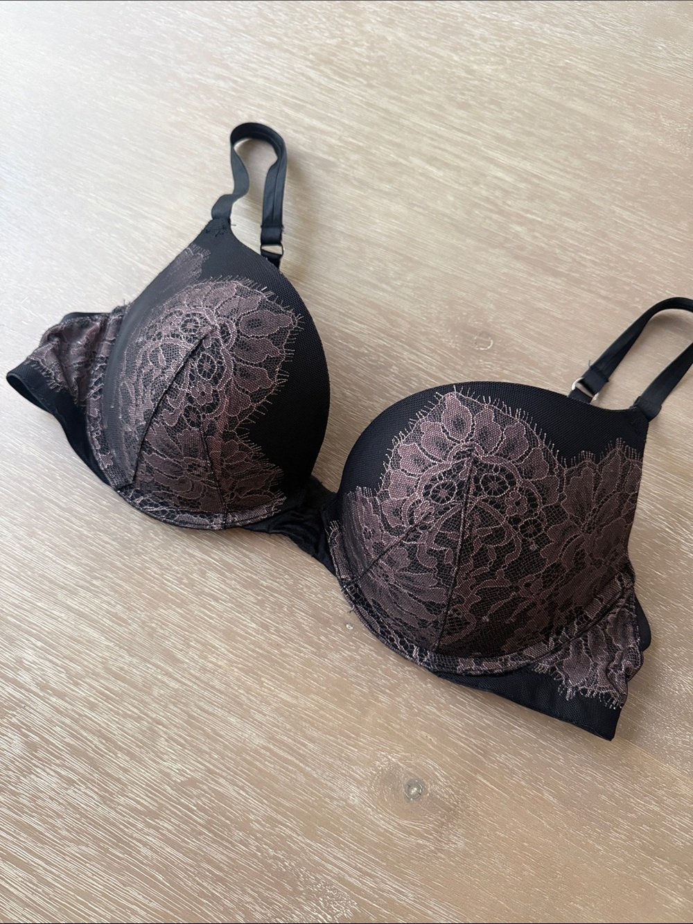 Very Sexy Eyelash Lace Push Up Bra | 38B